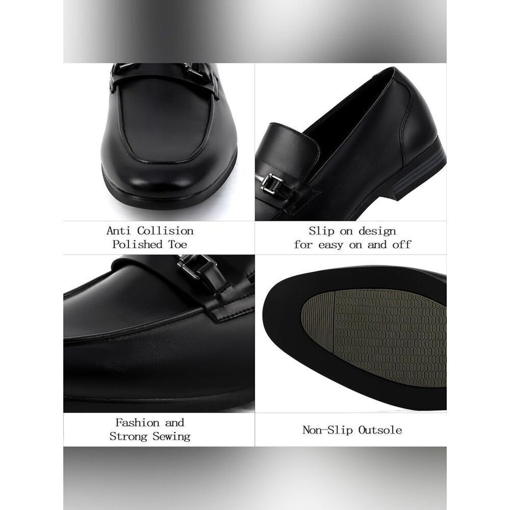 (T-4797) Eliteland Men's Dress Penny Loafers, Mens Business Formal Loafer Sz 12 - Picture 10 of 16